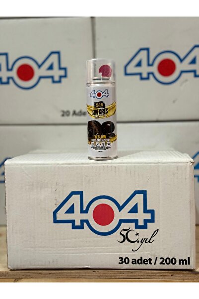 404 Kimya 404 SARI SIVI GRES 200 ML 1 KUTU 30 ADET
