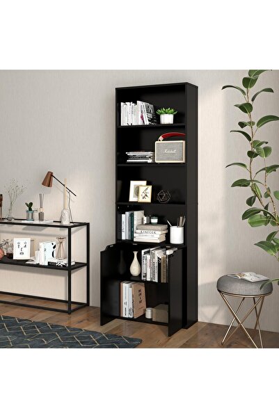 Modern home 6-Shelf Bookcase – Storage & Display Unit for Offices and Homes
