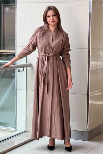 Ceremony Anjelik Front Half Buttoned Dress