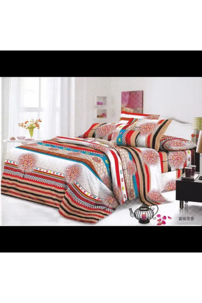 Gloryland Bed linen, 4 pieces, colorful pattern