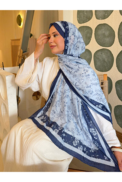 Mira İpek Patterned Bamboo Cashmere Shawl Tok Standing Women's Shawl