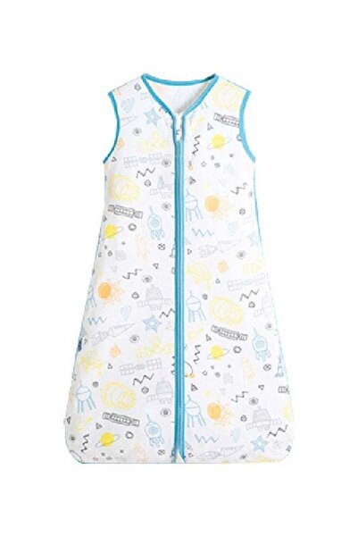 fun zone كيس نوم للأطفال بدون أكمام، كيس نوم قابل للارتداء من القطن للجنسين ب...