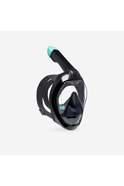 Decathlon قناع الاستكشاف تحت الماء للبالغين من إيزي بريث 900 - أسود