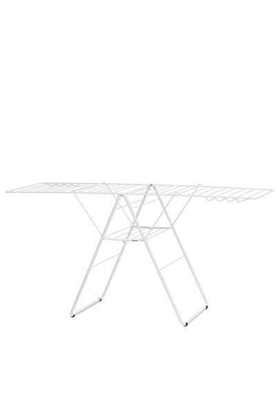 Brabantia Uscător de rufe Hangon 1004167, 25 m, 8 umerașe, reglabil, blocare pentru copii, alb