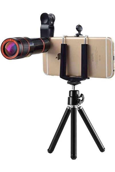 Other عدسة مقربة صغيرة محمولة 4 في 1 للهواتف المحمولة مع حامل ثلاثي القوائم