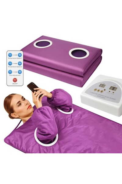 ALHENA Pătură termică cu infraroșu cu 2 zone și pătură electrică de încălzire...