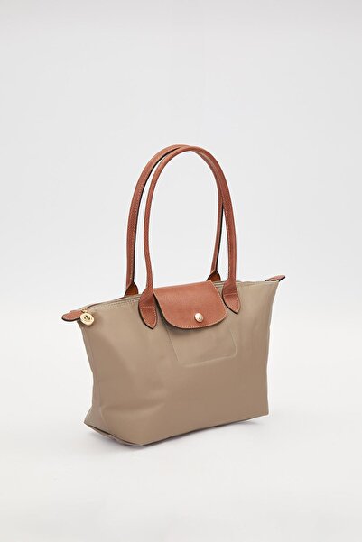 Levidor Сумка через плече з довгими ременями та сірим шкіряним клапаном