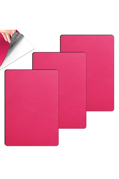 Bracelet Set de 3 brățări din piele, roz, 19 x 26 cm