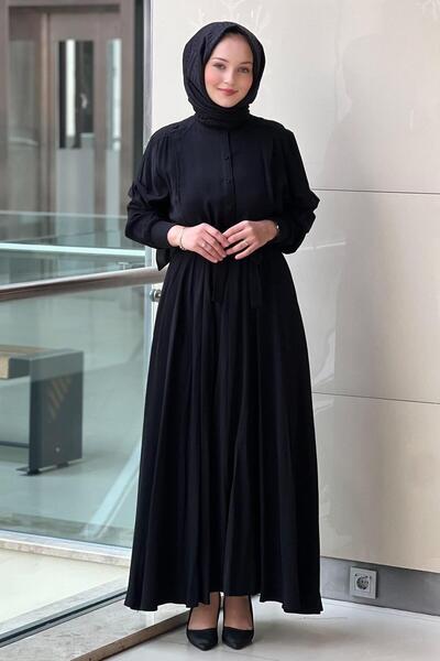 Ceremony Anjelik Front Half Buttoned Dress