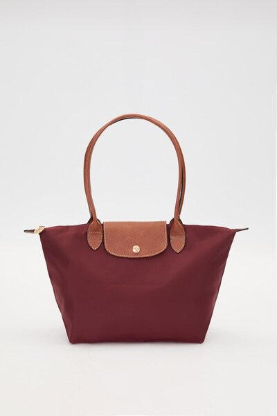 Levidor Long Strap Shoulder Bag with Red Leather Cover