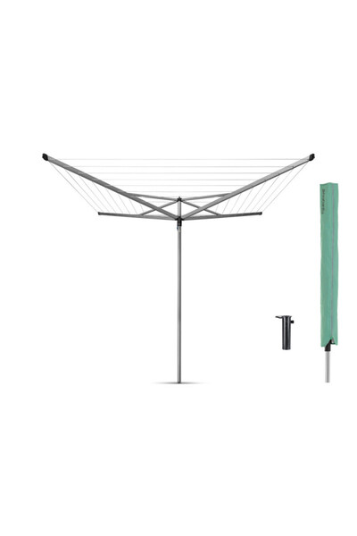 Brabantia Spațiu exterior Essential 90300259, 40 m, Ancoră pentru beton, Carc...