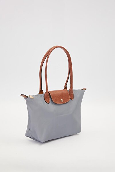 Levidor Geantă de umăr cu curea lungă, acoperită cu piele albastră