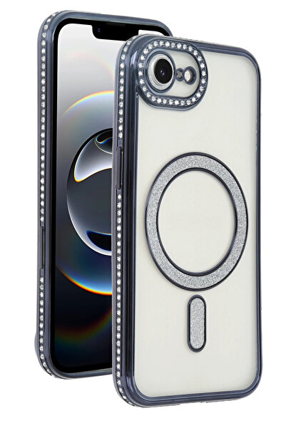 NewFace حافظة SPTRNS لهاتف آيفون 16E من آبل مع تقنية ماجنيتك سيف (95411) - أسود