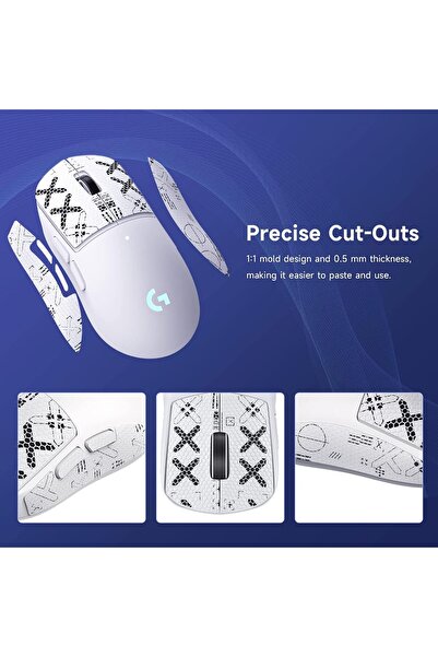 fulina Printstream Mouse Grip Tape, Anti-slip Sweat Resistant,for GPW Gaming Mouse,CSGO/VALORANT Gamer