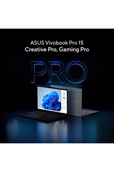 ASUS Vivobook Pro 15 OLED Laptop, Intel Core Ultra 9 285H, NVIDIA RTX 4050 6GB, 24GB RAM, 1TB SSD, 1