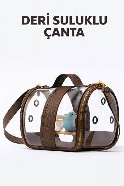 ENS PLASTİK Premium Kuş Taşıma Çantası (Suluklu) Ekstra Hava Kanallı Kuş Taşıma