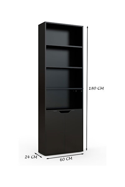 Modern home 6-Shelf Bookcase – Storage & Display Unit for Offices and Homes