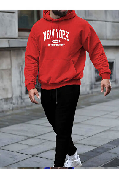 Lider Leather Σετ 2 τεμαχίων Unisex με στάμπα και κουκούλα – Φούτερ & Παντελό...