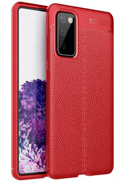 NewFace Zeroshop Samsung Galaxy S20 Fe Case Auto Focus Cover - Red