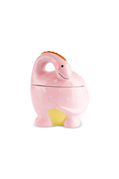 Karaca Dino Kapaklı Saklama Kabı Pembe