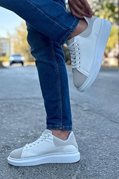 Luis Toronto Ανδρικά αθλητικά παπούτσια LT109 σε λευκό γκρι σουέντ