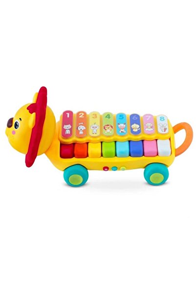 Ricokids Jucarie muzicala educativa , cu xilofon, panou interactiv cu pian in...