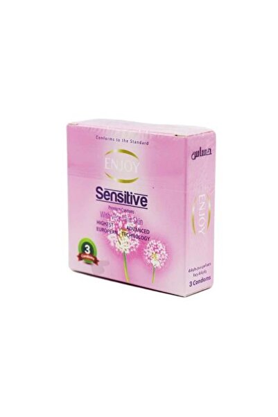 Enjoy واقي ذكري حساس - 3 قطع