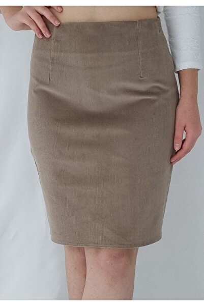 YAXİ FUSTA creion din catifea bej