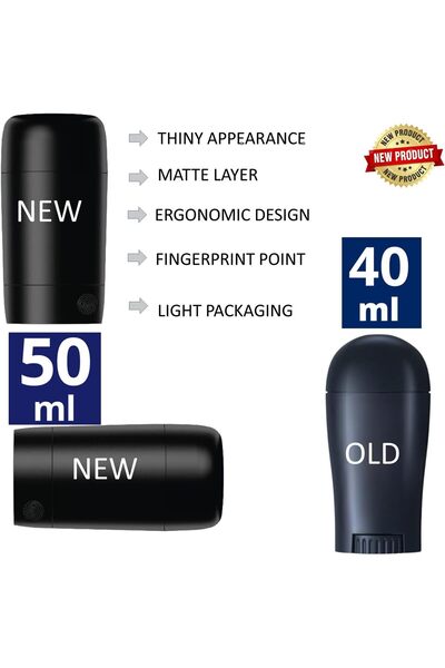 NIVEA NEW STICK BLACK WHITE ORIGINAL STICK DEODORANT 50 ML - THINY APPEARANCE-ANTI-TRANSPIRANT-ERGON