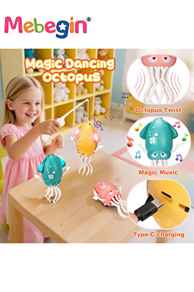 MEBEGIN Magic Dancing Octopus Toy, Smart Tentacle Explorer, Wiggly Wonder Int...