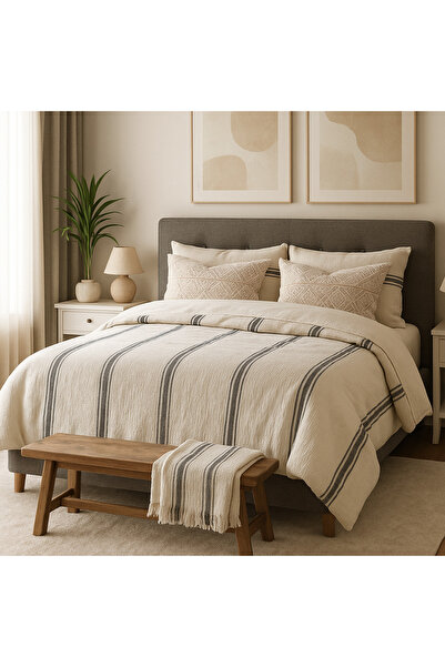 Tasarım HB&Victory Premium 100% бавовна Двоспальний комплект постільної білизни з мусліну 200X220 см