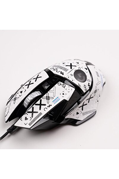 fulina ملصقات ماوس برينتستريم 2 في 1 مضادة للانزلاق، تغطية كاملة، لجهاز G502، ذاتية اللصق، مقاومة للعرق، مناسبة لـ CS:GO