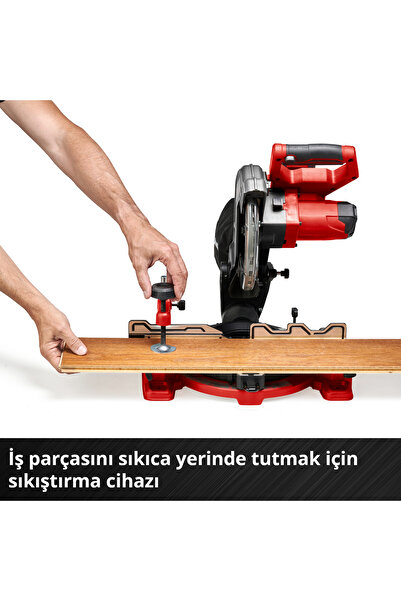 Einhell TE-MS 18/8 Li - Solo, Akülü Gönye Testere (Akü ve şarj cihazı dahil değildir)