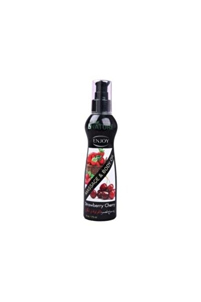 Enjoy Strawberry and Cherry Body Massage Oil - 175ml