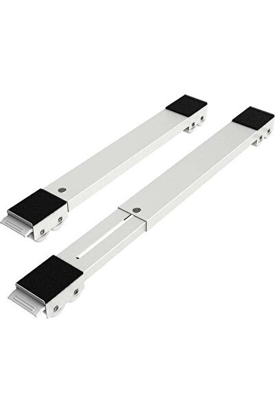 Arabest Furniture Washing Machine Dolly, Appliance Dolly Movers Mobile Washer and Dryer Moving Base, White