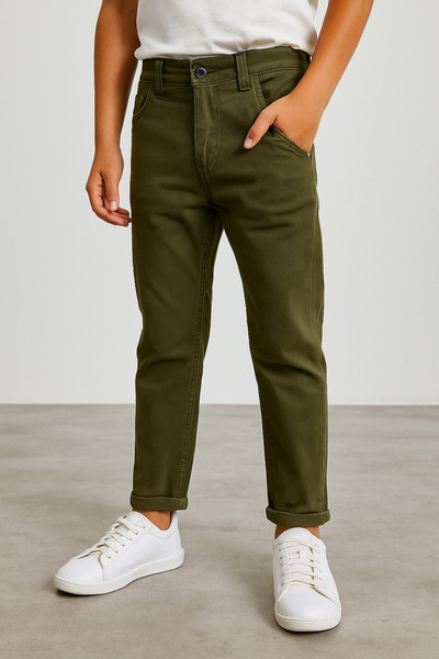 RG Brand Children's Gabardine Trousers – Comfortable and Stylish Choice for School and Everyday Use_Rg1707