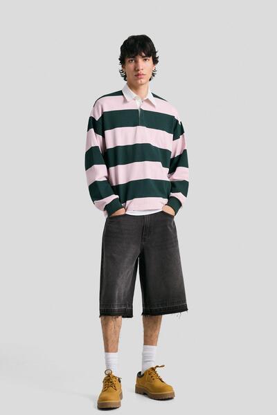 Bershka Baggy fit bermuda