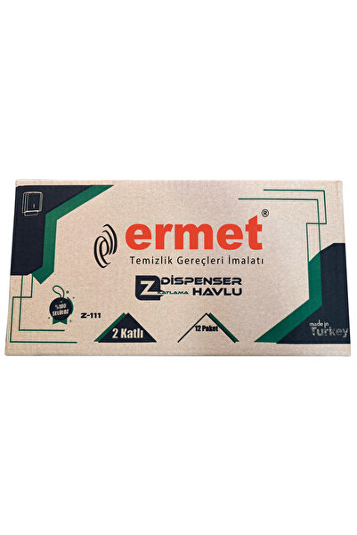 Ermet Extra Z Kağıt Havlu 12 Paket 1440 Yaprak