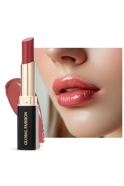 global fashion أحمر شفاه مرطب شفاف - 24 لونًا، يدوم طويلًا، مرطب، لمعان ناعم،...