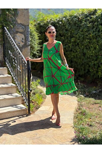 Punta Otantik Mln16160 Viscose Alanya Dress