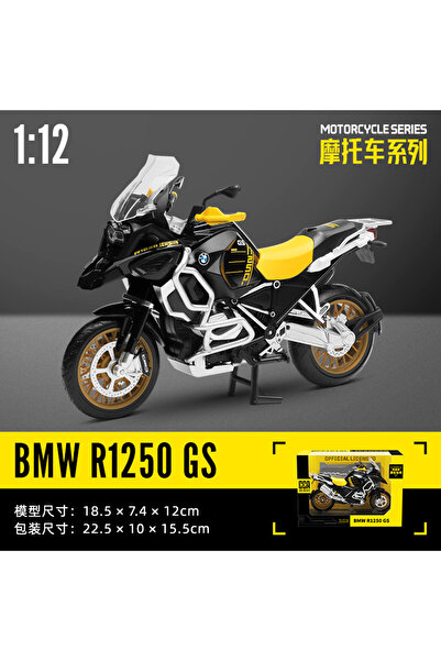 Choice7 1-12 BMW R1250 GS MSZ CCA 1:12 Kawasaki Ninja H2R مع قاعدة سبيكة مصبو...