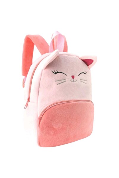 OEM Pink backpack with kitty design