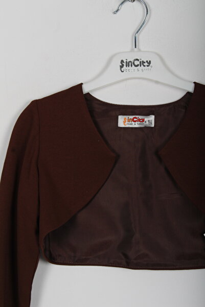 incity Girls' Long Sleeve Stylish Bolero