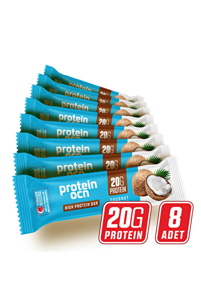 Proteinocean Protein Bar - Coconut - 50g X 8 Adet