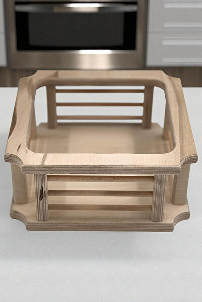 MONTETOYS Wooden Bread Basket