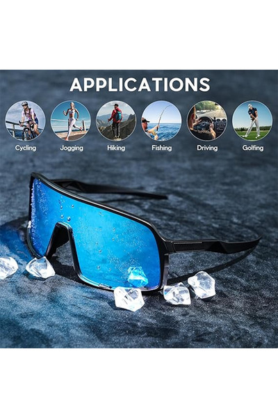 Arabest Sports Polarized Sunglasses for Men Woman,UV400 Protection,High-Definition TAC Lens,for Outdoor