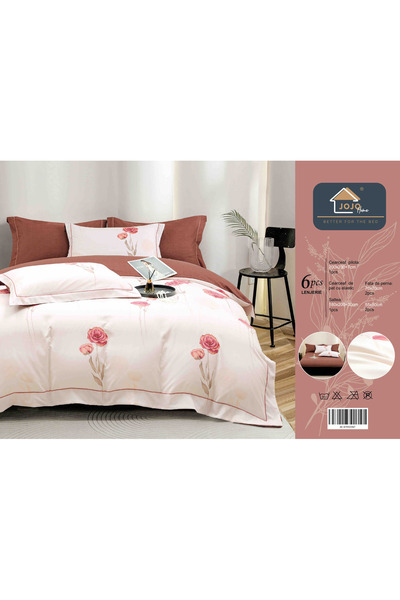 JOJO HOME Premium Underwear with Elastic, Superior Fineness, Gift Box, 6 Pieces, 180x200, with pattern