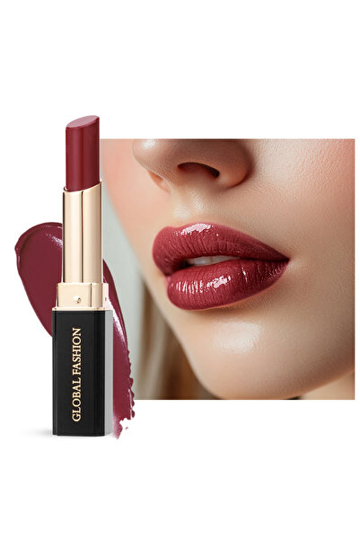 global fashion أحمر شفاه مرطب شفاف - 24 لونًا، يدوم طويلًا، مرطب، لمعان ناعم،...