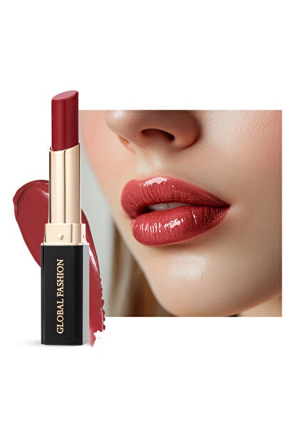 global fashion أحمر شفاه مرطب شفاف - 24 لونًا، يدوم طويلًا، مرطب، لمعان ناعم،...