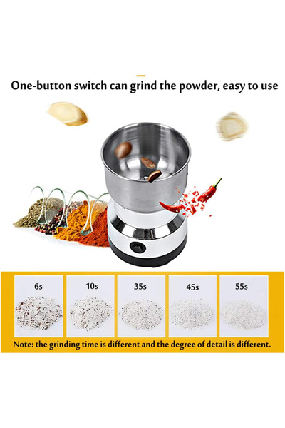Bonjour PR608 multi-functional stainless steel portable mini coffee grinder for coffee beans and spices